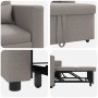 Cama Sofá Desplegable Individual Taupé 90 x 165 x 87 cm tela en Sillones | Comprar online en Foru.es