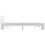 Estructura de cama de madera maciza de pino blanco 140x200 cm de vidaXL, Camas y somieres - Ref: Foro24-283157, Precio: 117,0...