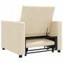 Cama Sofá Desplegable Individual Crema 90 x 165 x 87 cm tela en Sillones | Comprar online en Foru.es