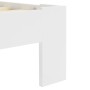 Estructura de cama de madera maciza de pino blanco 140x200 cm de vidaXL, Camas y somieres - Ref: Foro24-283157, Precio: 117,0...