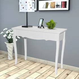 Mesa consola de tocador blanco de vidaXL, Mesas auxiliares - Ref: Foro24-241144, Precio: 137,87 €, Descuento: %