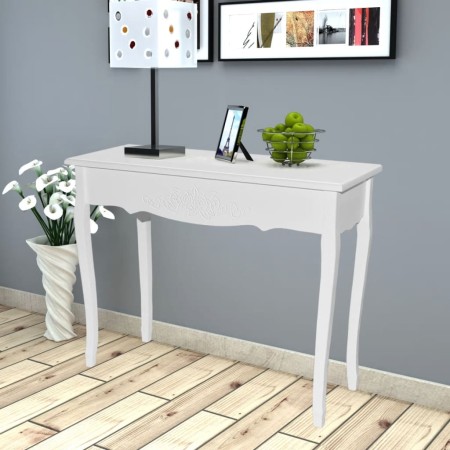 Mesa consola de tocador blanco de vidaXL, Mesas auxiliares - Ref: Foro24-241144, Precio: 139,78 €, Descuento: %