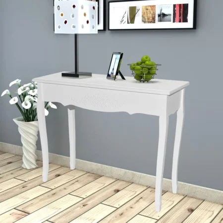 Mesa consola de tocador blanco de vidaXL, Mesas auxiliares - Ref: Foro24-241144, Precio: 137,87 €, Descuento: %