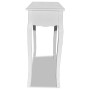 Mesa consola de tocador blanco de vidaXL, Mesas auxiliares - Ref: Foro24-241144, Precio: 139,78 €, Descuento: %