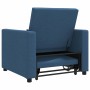 Cama Sofá Desplegable Individual Azul 90 x 165 x 87 cm tela en Sillones | Comprar online en Foru.es