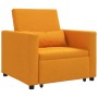Cama Sofá Desplegable Individual con rueda Amarillo oscuro en Sillones | Comprar online en Foru.es