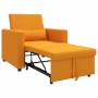 Cama Sofá Desplegable Individual con rueda Amarillo oscuro en Sillones | Comprar online en Foru.es