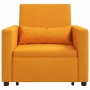 Cama Sofá Desplegable Individual con rueda Amarillo oscuro en Sillones | Comprar online en Foru.es