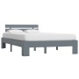 Estructura de cama de madera maciza de pino gris 120x200 cm de vidaXL, Camas y somieres - Ref: Foro24-283168, Precio: 115,93 ...