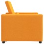 Cama Sofá Desplegable Individual con rueda Amarillo oscuro en Sillones | Comprar online en Foru.es