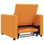 Cama Sofá Desplegable Individual con rueda Amarillo oscuro en Sillones | Comprar online en Foru.es