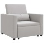 Cama Sofá Desplegable Individual Gris nube 90 x 165 x 87 cm en Sillones | Comprar online en Foru.es