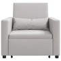 Cama Sofá Desplegable Individual Gris nube 90 x 165 x 87 cm en Sillones | Comprar online en Foru.es