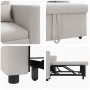 Cama Sofá Desplegable Individual Gris nube 90 x 165 x 87 cm en Sillones | Comprar online en Foru.es