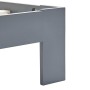 Estructura de cama de madera maciza de pino gris 100x200 cm de vidaXL, Camas y somieres - Ref: Foro24-283167, Precio: 117,44 ...
