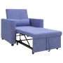 Cama Sofá Desplegable Individual Azul vaquero 90 x 165 x 87 cm en Sillones | Comprar online en Foru.es