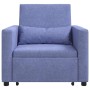 Cama Sofá Desplegable Individual Azul vaquero 90 x 165 x 87 cm en Sillones | Comprar online en Foru.es