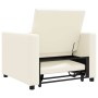 Cama Sofá Desplegable Individual crema 90 x 165 x 87 cm tela en Sillones | Comprar online en Foru.es