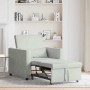 Cama Sofá Desplegable Individual Gris claro 90 x 165 x 87 cm en Sillones | Comprar online en Foru.es
