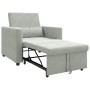 Cama Sofá Desplegable Individual Gris claro 90 x 165 x 87 cm en Sillones | Comprar online en Foru.es