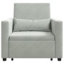Cama Sofá Desplegable Individual Gris claro 90 x 165 x 87 cm en Sillones | Comprar online en Foru.es