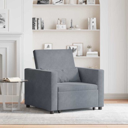 Cama Sofá Desplegable Individual Gris oscuro 90 x 165 x 87 cm en Sillones | Comprar online en Foru.es