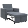 Cama Sofá Desplegable Individual Gris oscuro 90 x 165 x 87 cm en Sillones | Comprar online en Foru.es