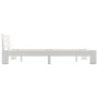 Estructura de cama de madera maciza de pino blanco 120x200 cm de vidaXL, Camas y somieres - Ref: Foro24-283156, Precio: 122,5...