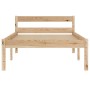 Estructura de cama de madera maciza de pino 100x200 cm de vidaXL, Camas y somieres - Ref: Foro24-283191, Precio: 94,74 €, Des...