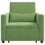 Cama Sofá Desplegable Individual Verde claro 90 x 165 x 87 cm en Sillones | Comprar online en Foru.es