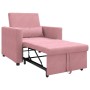 Cama Sofá Desplegable Individual Rosa claro 90 x 165 x 87 cm en Sillones | Comprar online en Foru.es
