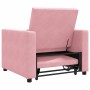 Cama Sofá Desplegable Individual Rosa claro 90 x 165 x 87 cm en Sillones | Comprar online en Foru.es
