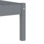 Estructura de cama de madera maciza de pino gris 90x200 cm de vidaXL, Camas y somieres - Ref: Foro24-283196, Precio: 94,94 €,...