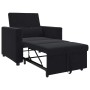 Cama Sofá Desplegable Individual Negro 90 x 165 x 87 cm en Sillones | Comprar online en Foru.es
