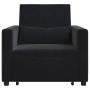 Cama Sofá Desplegable Individual Negro 90 x 165 x 87 cm en Sillones | Comprar online en Foru.es