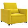 Cama Sofá Desplegable Individual Amarillo 90 x 165 x 87 cm en Sillones | Comprar online en Foru.es