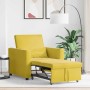 Cama Sofá Desplegable Individual Amarillo 90 x 165 x 87 cm en Sillones | Comprar online en Foru.es