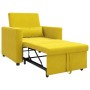 Cama Sofá Desplegable Individual Amarillo 90 x 165 x 87 cm en Sillones | Comprar online en Foru.es