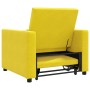Cama Sofá Desplegable Individual Amarillo 90 x 165 x 87 cm en Sillones | Comprar online en Foru.es