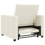 Cama Sofá Desplegable Individual Crema 90 x 165 x 87 cm en Sillones | Comprar online en Foru.es