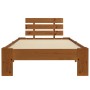 Estructura de cama madera maciza pino marrón miel 90x200 cm de vidaXL, Camas y somieres - Ref: Foro24-283178, Precio: 105,03 ...