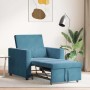 Cama Sofá Desplegable Individual Azul 90 x 165 x 87 cm en Sillones | Comprar online en Foru.es