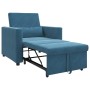 Cama Sofá Desplegable Individual Azul 90 x 165 x 87 cm en Sillones | Comprar online en Foru.es