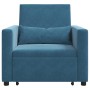 Cama Sofá Desplegable Individual Azul 90 x 165 x 87 cm en Sillones | Comprar online en Foru.es