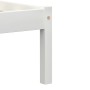 Estructura de cama de madera maciza de pino blanco 100x200 cm de vidaXL, Camas y somieres - Ref: Foro24-283185, Precio: 101,4...