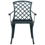 Silla de Jardín 4 pcs Verde 61 x 60,5 x 93cm Aluminio en Sillas de jardín | Comprar online en Foru.es