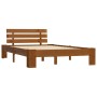 Estructura de cama madera maciza pino marrón miel 120x200 cm de vidaXL, Camas y somieres - Ref: Foro24-283180, Precio: 109,26...