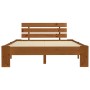 Estructura de cama madera maciza pino marrón miel 120x200 cm de vidaXL, Camas y somieres - Ref: Foro24-283180, Precio: 109,26...