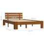 Estructura de cama madera maciza pino marrón miel 120x200 cm de vidaXL, Camas y somieres - Ref: Foro24-283180, Precio: 109,26...