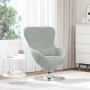 Sillón huevo Gris Claro 63 x 73 x 90 cm Terciopelo en Sillones | Comprar online en Foru.es